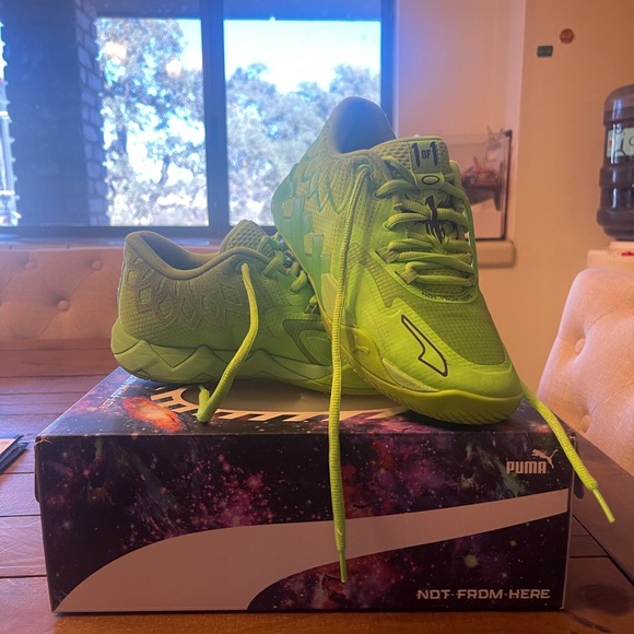 Puma Green Gecko MELO Sneakers - Picture 1 of 5